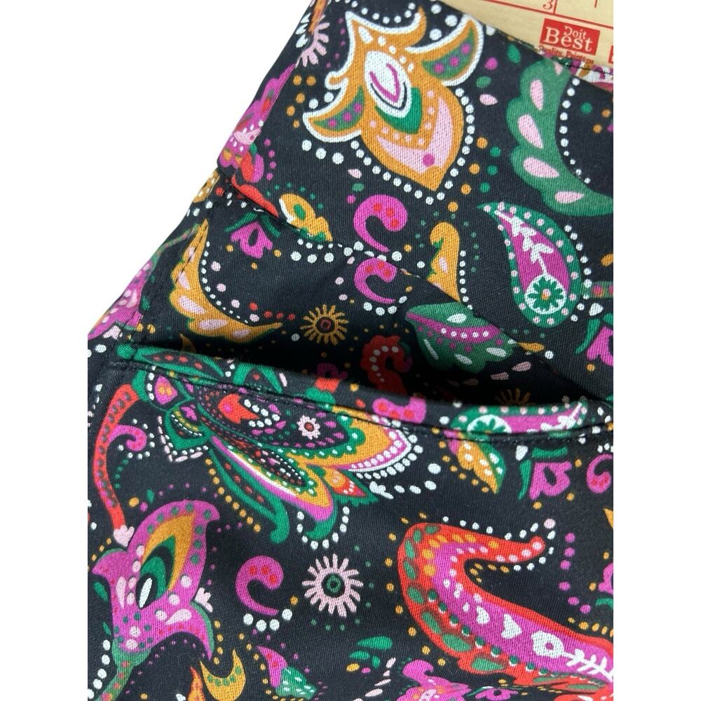 Croft & Barrow Pants Women 16 Floral Colorful Paisley Stretch Pull-On -NWT - Picture 9 of 12